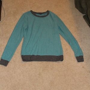 Blue and Gray Sweater